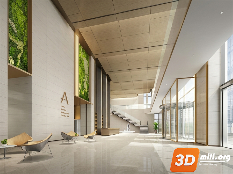 Lobby front desk Skp Files 